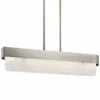Serene 36 1/2" Wide Pewter LED Kitchen Island Light Pendant -Outlet The Radiantix Store serene 36 and one half inch wide pewter led kitchen island light pendant 42t89