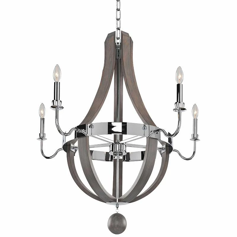 Sharlow Charcoal 31 1/2" Wide 5-Light Chandelier 3 Sharlow Charcoal 31 1/2" Wide 5-Light Chandelier - Image 2