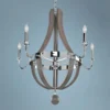 Sharlow Charcoal 31 1/2" Wide 5-Light Chandelier -Outlet The Radiantix Store sharlow charcoal 31 and one half inch wide 5 light chandelier 7w045cropped