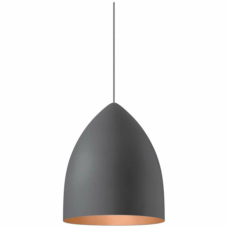 Signal Grande 17" Wide Gray And Copper LED Pendant Light 4 Signal Grande 17" Wide Gray And Copper LED Pendant Light - Image 2