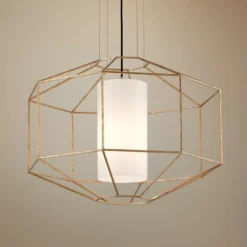 Troy Silhouette 25 1/2" Wide Gold Leaf Pendant Light