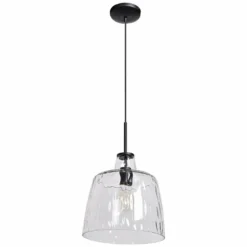 Simplicite 11" Wide Black Mini Pendant -Outlet The Radiantix Store simplicite 11 inch wide black mini pendant 32t29views1