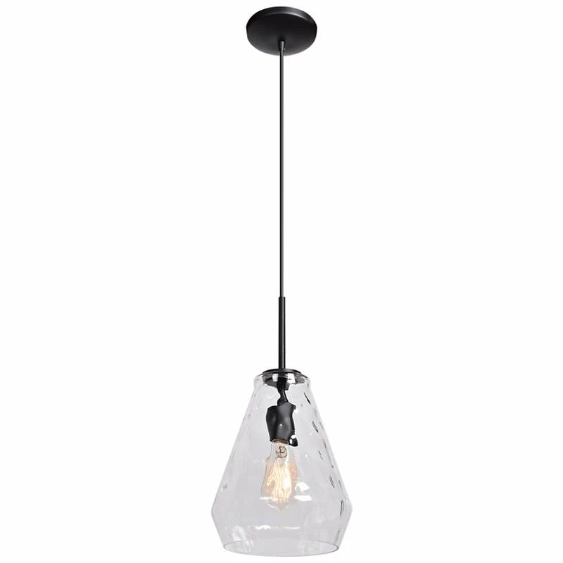 Simplicite 9" Wide Black Mini Pendant 5 Simplicite 9" Wide Black Mini Pendant - Image 3