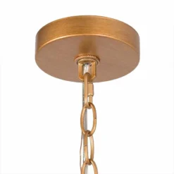 Sinfi 15 1/2" Wide 4-Light Golden Chandelier -Outlet The Radiantix Store sinfi 15 and one half inch wide 4 light golden chandelier 587d3views4