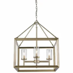 Golden Lighting Smyth 21" Wide White Gold 4-Light Chandelier 9 Golden Lighting Smyth 21" Wide White Gold 4-Light Chandelier -Outlet The Radiantix Store smyth 21 inch wide white gold 4 light chandelier 60e05views2
