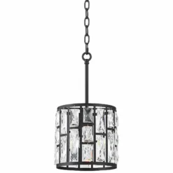 Sofie 8 1/2" Wide Black And Crystal Mini Pendant Light 10 Sofie 8 1/2" Wide Black And Crystal Mini Pendant Light -Outlet The Radiantix Store sofie 8 and one half inch wide black and crystal mini pendant light 64t34