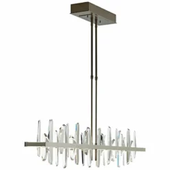 Solitude Large 52"W Gold LED Kitchen Island Light Pendant -Outlet The Radiantix Store solitude large 52 inchw gold led kitchen island light pendant 20y49views1