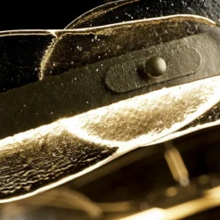 Solstice 35 3/4" Wide Soft Gold And Glass LED Pendant Light -Outlet The Radiantix Store solstice 35 and three quarter inch wide soft gold and glass led pendant light 20y91views3