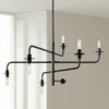 Sonneman Atelier 40 1/4" Wide Satin Black Chandelier -Outlet The Radiantix Store sonneman atelier 40 and one quarter inch wide satin black chandelier x8630cropped