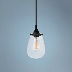 Sonneman Chelsea 4 1/2" Wide Satin Black Mini Pendant