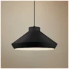 Sonneman Koma 15" Wide Satin Black Pendant Light -Outlet The Radiantix Store sonneman koma 15 inch wide satin black pendant light 9p590cropped