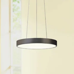 Sonneman Pi 16" Wide Black Bronze Modern LED Pendant Light