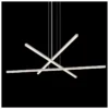 Sonneman Stix 39 1/2"W Satin Aluminum 3-Light LED Pendant -Outlet The Radiantix Store sonneman stix 39 and one half inchw satin aluminum 3 light led pendant 8p895cropped