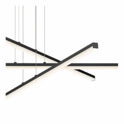 Sonneman Stix 39 1/2"W Satin Black 3-Arm LED Pendant Light 7 Sonneman Stix 39 1/2"W Satin Black 3-Arm LED Pendant Light -Outlet The Radiantix Store sonneman stix 39 and one half inchw satin black 3 arm led pendant light 3g138views1