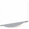 Sonneman Tela™ 40"W Dove Gray LED Island Pendant Light -Outlet The Radiantix Store sonneman tela 40 inchw dove gray led island pendant light 88f85