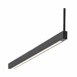 Sonneman Thin-Line 96" Wide Black 2-Sided LED Island Pendant -Outlet The Radiantix Store sonneman thin line 96 inch wide black 2 sided led island pendant 88a46views1