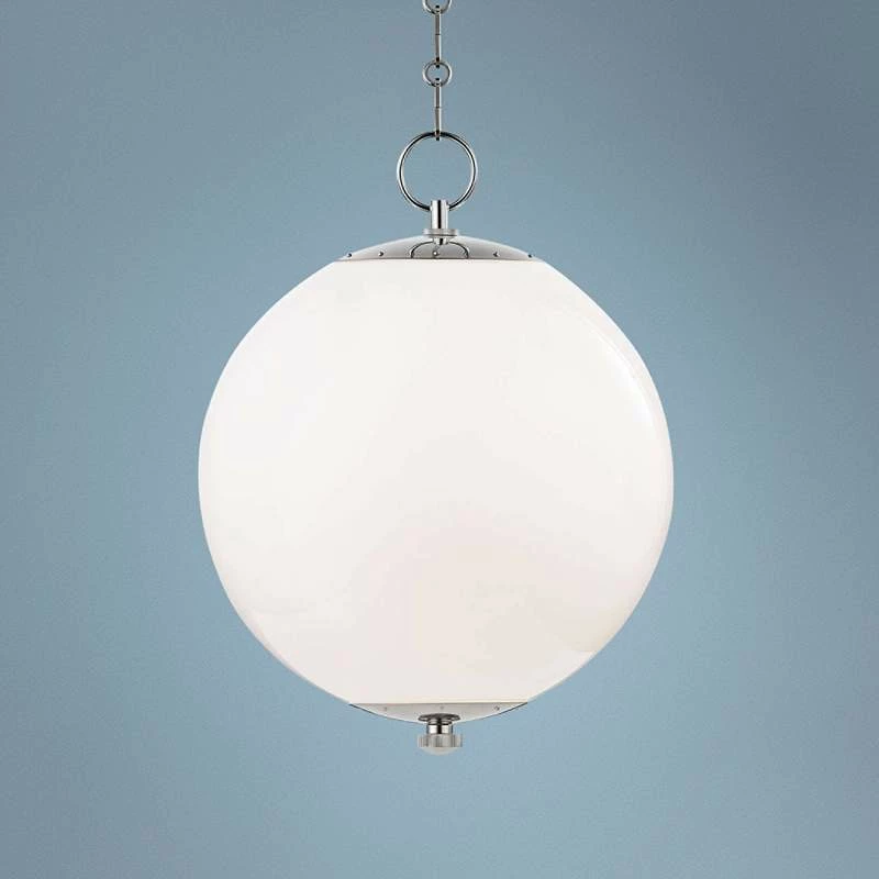Sphere No.1 16" Wide Polished Nickel Pendant Light 3 Sphere No.1 16" Wide Polished Nickel Pendant Light