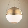 Sphere No.2 20 1/2" Wide Aged Brass Pendant Light 2 Sphere No.2 20 1/2" Wide Aged Brass Pendant Light -Outlet The Radiantix Store sphere no 2 20 and one half inch wide aged brass pendant light 65e50cropped