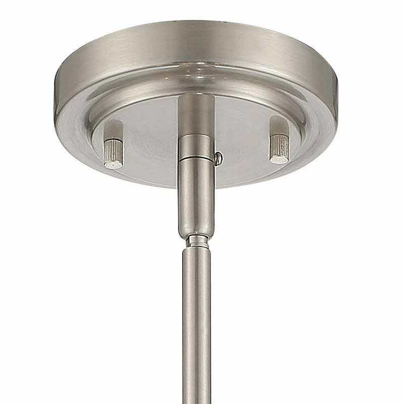 Stiffel Ella 20 1/4" Wide Brushed Nickel Crystal 5-Light Pendant 6 Stiffel Ella 20 1/4" Wide Brushed Nickel Crystal 5-Light Pendant - Image 4