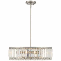 Stiffel Ella 20 1/4" Wide Brushed Nickel Crystal 5-Light Pendant 13 Stiffel Ella 20 1/4" Wide Brushed Nickel Crystal 5-Light Pendant -Outlet The Radiantix Store stiffel ella 20 and one quarter inch wide brushed nickel crystal 5 light pendant 545k0views4