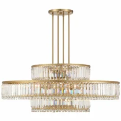 Stiffel Ella 39 3/4" Wide Soft Gold Clear Crystal Pendant -Outlet The Radiantix Store stiffel ella 39 and three quarter inch wide soft gold clear crystal pendant 657k0views4