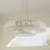 Stiffel Ella 40 1/4" Wide Brushed Nickel Clear Crystal Pendant Light 2 Stiffel Ella 40 1/4" Wide Brushed Nickel Clear Crystal Pendant Light -Outlet The Radiantix Store stiffel ella 40 and one quarter inch wide brushed nickel clear crystal pendant light 658k0cropped