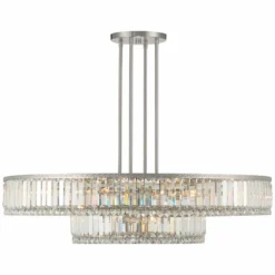 Stiffel Ella 40 1/4" Wide Brushed Nickel Clear Crystal Pendant Light -Outlet The Radiantix Store stiffel ella 40 and one quarter inch wide brushed nickel clear crystal pendant light 658k0views4