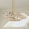 Stiffel Ella 40 1/4" Wide Soft Gold Clear Crystal Pendant 2 Stiffel Ella 40 1/4" Wide Soft Gold Clear Crystal Pendant -Outlet The Radiantix Store stiffel ella 40 and one quarter inch wide soft gold clear crystal pendant 659k0cropped