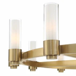 Stiffel Ennis 48" Wide Antique Brass 12-Light Ring Chandelier -Outlet The Radiantix Store stiffel ennis 48 inch wide antique brass 12 light ring chandelier 95r56views1