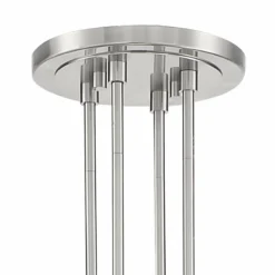 Stiffel Ennis 48" Wide Brushed Nickel 12-Light Ring Chandelier -Outlet The Radiantix Store stiffel ennis 48 inch wide brushed nickel 12 light ring chandelier 95r55views2