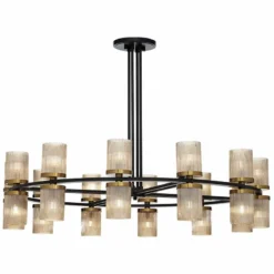 Stiffel Palais 48" Wide Champagne Glass 24-Light Chandelier -Outlet The Radiantix Store stiffel palais 48 inch wide champagne glass 24 light chandelier 95r57