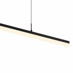 Stiletto 59 1/2" Wide Black LED Kitchen Island Light Pendant -Outlet The Radiantix Store stiletto 59 and one half inch wide black led kitchen island light pendant 71f09views1
