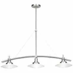 Structures Nickel 37 1/2" Wide 3-Light Island Chandelier -Outlet The Radiantix Store structures nickel 37 and one half inch wide 3 light island chandelier 57986