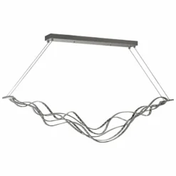 Surge 48" Wide Nickel Linear Pendant Light 7 Surge 48" Wide Nickel Linear Pendant Light -Outlet The Radiantix Store surge 48 inch wide nickel linear pendant light 6g965
