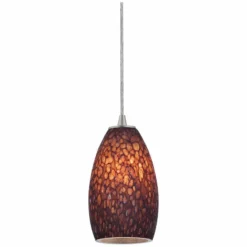 Sydney Collection Brushed Steel - Brown Stone Mini Pendant 6 Sydney Collection Brushed Steel - Brown Stone Mini Pendant -Outlet The Radiantix Store sydney collection brushed steel brown stone mini pendant 1c438