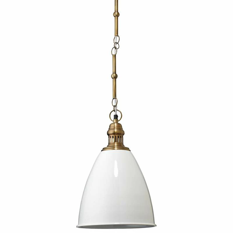 Tavern 10 1/2" Wide White Lacquer Metal Mini Pendant 4 Tavern 10 1/2" Wide White Lacquer Metal Mini Pendant - Image 2