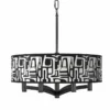 Tempo Ava 6-Light Black Pendant Chandelier -Outlet The Radiantix Store tempo ava 6 light black pendant chandelier 732v7