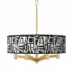 Tempo Ava 6-Light Gold Pendant Chandelier -Outlet The Radiantix Store tempo ava 6 light gold pendant chandelier 731v7