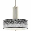 Terrazzo Carey 24" Brushed Nickel 4-Light Chandelier