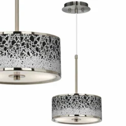 Terrazzo Giclee Glow 10 1/4" Wide Pendant Light
