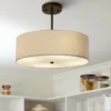 Textile™ Classic 18"W Bronze Cream Drum Pendant Light 1 Textile™ Classic 18"W Bronze Cream Drum Pendant Light -Outlet The Radiantix Store textile classic 18 inchw bronze cream drum pendant light 85v26cropped