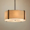 Textile™ Reveal 24 1/2" Wide Dark Bronze Pendant Light -Outlet The Radiantix Store textile reveal 24 and one half inch wide dark bronze pendant light 53v55cropped