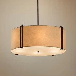 Textile™ Reveal 24 1/2" Wide Dark Bronze Pendant Light