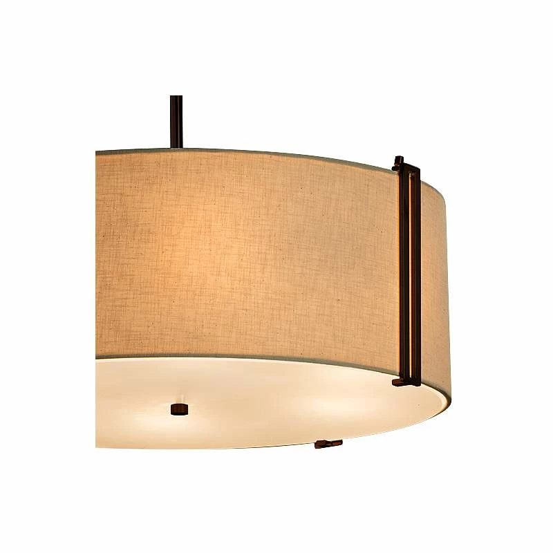 Textile™ Reveal 24 1/2" Wide Dark Bronze Pendant Light 5 Textile™ Reveal 24 1/2" Wide Dark Bronze Pendant Light - Image 3