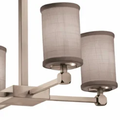 Textile™ 21"W Chrome And Gray 4-Light LED Chandelier 7 Textile™ 21"W Chrome And Gray 4-Light LED Chandelier -Outlet The Radiantix Store textile trade 21 inchw chrome and gray 4 light led chandelier 93v63views1