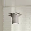 Textile™ 6 1/2"W Nickel Gray LED Mini Pendant Light 1 Textile™ 6 1/2"W Nickel Gray LED Mini Pendant Light -Outlet The Radiantix Store textile trade 6 and one half inchw nickel gray led mini pendant light 93r65cropped