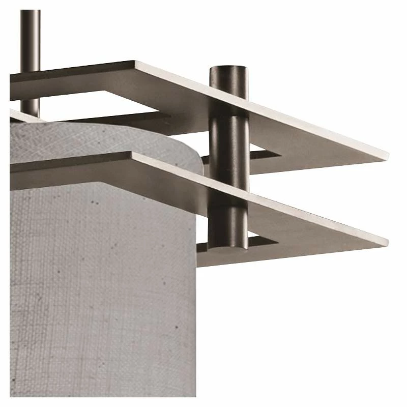 Textile™ 6 1/2"W Nickel Gray LED Mini Pendant Light 5 Textile™ 6 1/2"W Nickel Gray LED Mini Pendant Light - Image 3