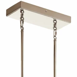 Tig 34" Wide Walnut Wood LED Kitchen Island Light Chandelier -Outlet The Radiantix Store tig 34 inch wide walnut wood led kitchen island light chandelier 75d16views4