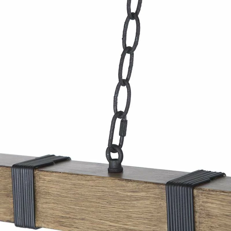 Tolon 35 1/2"W Wood Grain Bronze 5-Light Island Chandelier 4 Tolon 35 1/2"W Wood Grain Bronze 5-Light Island Chandelier - Image 2