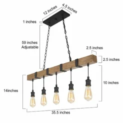 Tolon 35 1/2"W Wood Grain Bronze 5-Light Island Chandelier 11 Tolon 35 1/2"W Wood Grain Bronze 5-Light Island Chandelier -Outlet The Radiantix Store tolon 35 and one half inchw wood grain bronze 5 light island chandelier 501e5views4